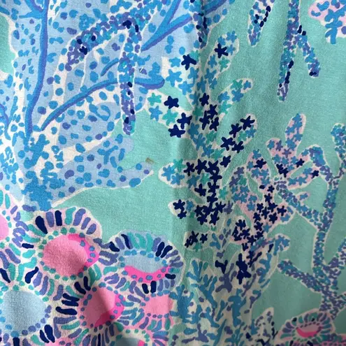 Lilly Pulitzer Lily Pulitzer Sophiletta UPF 50 Blue Ibiza Now You Sea Me Short Sleeve Dress