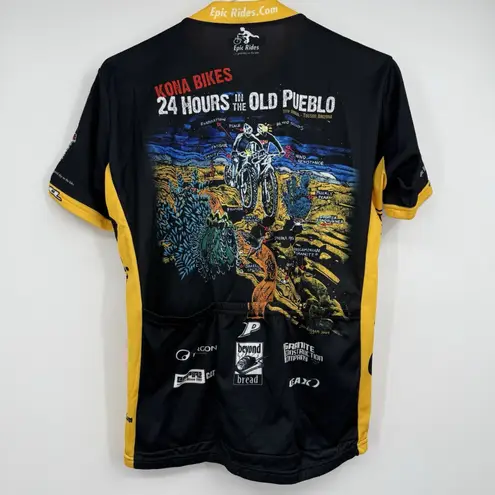Primal Cycling Jersey Womens L Kona Bikes 2009 Old Pueblo Tucson Zip SS Shirt Size L