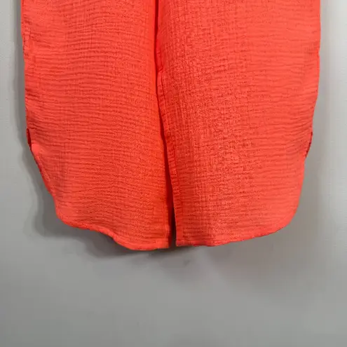 Marine layer Corinne Wide Leg Pants Women's Small Hot Coral Guazy Beach NWT