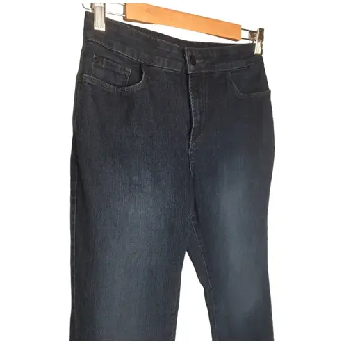 NYDJ Not Your Daughters Jeans Barbara Bootcut Womens Denim Blue 10P