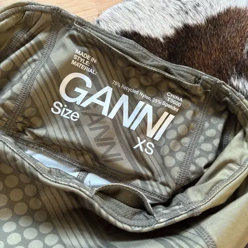 Ganni Active Ultra High-Waist Tights Leggings in Klamath Size XS