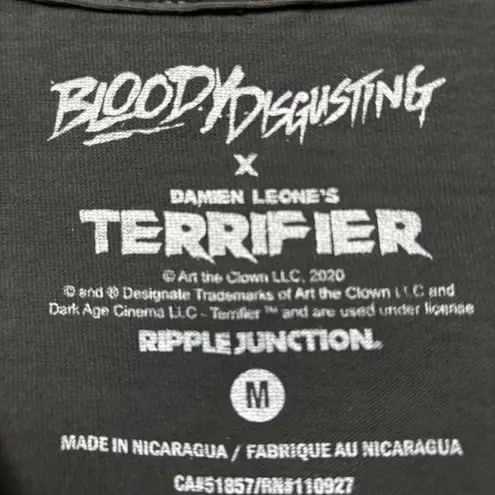 Bloody Disgusting x Terrifier Art the Clown T-Shirt Size Medium
