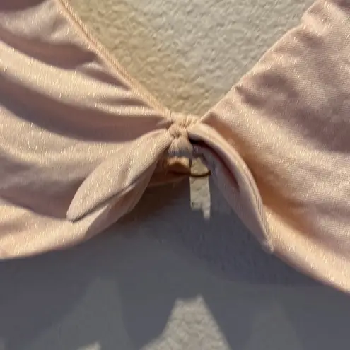 Aerie  Pink Pink Gold Crop Top Bralette Top Size XL