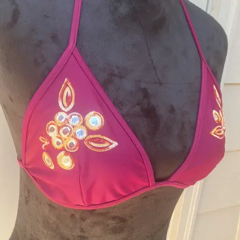 Newport News purple swim top woman’s size 10