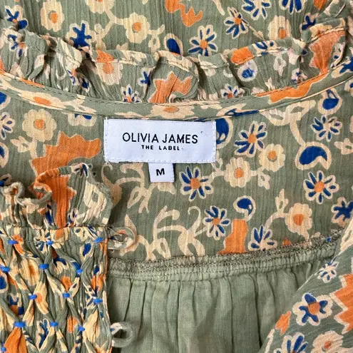 Olivia James the label Bea dress in harvest size medium (No Belt) Green
