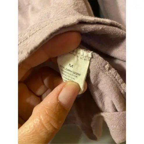 No Comment  Short Sleeve Shirt Tiered Top Size Medium