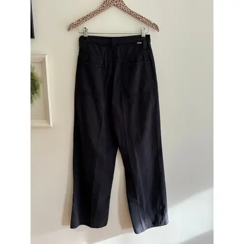 MOTHER Quartet Breaker Faded Black Flood Pants Size 26