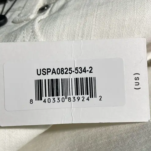 Universal Standard Seine Jeans High Rise 28” Inseam White Sz 2 NWT