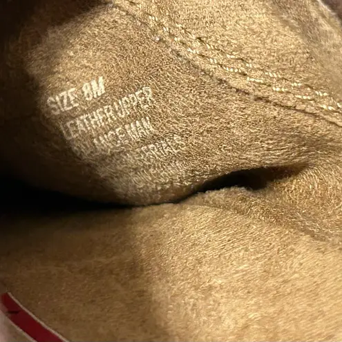 KLOGS brown leather comfort clogs wedge slide on shoe women size 8 M