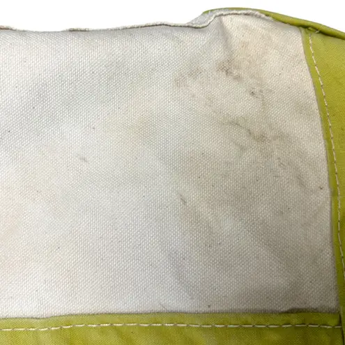 L.L. Bean Vintage 90s Boat and Tote Canvas Green Accents Bag