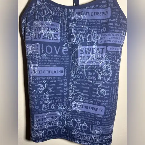 Lululemon  Power Y Tank Manifesto Blue