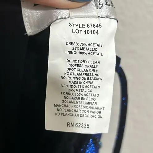 American Vintage Vintage Betsy & Adam by Jaslene Gown 12P Fits Modern 6 Beaded Maxi Slip Dress