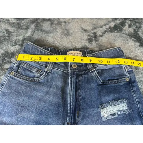 Arizona Jean Company Distressed Skinny Jeans Dark Wash Size 1