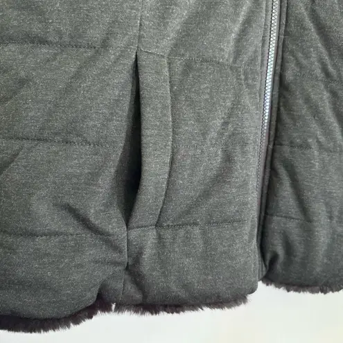 Be Boundless Reversible Thermo Lock Quilted Nylon Rain/Wind Proof Vest Size L Black Size L