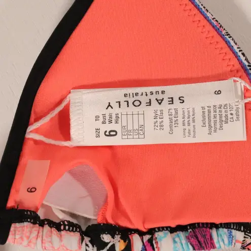 Seafolly NWT Sahara Nights Slide Tri Bikini