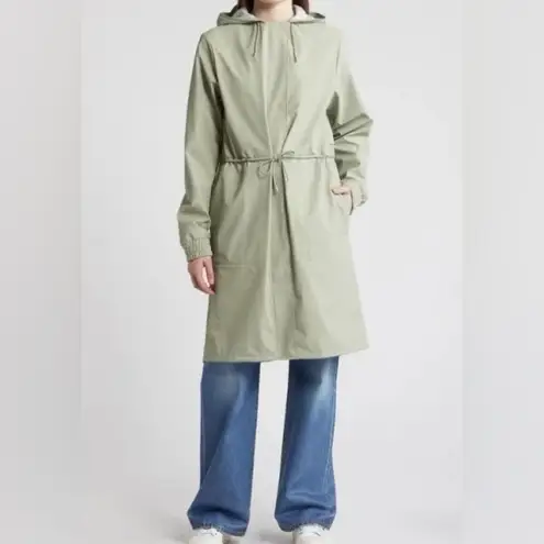 Rains String Parka, “Earth”, women’s L, NWT Green Size L