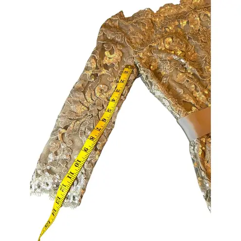 Tadashi Shoji Waverly Sequin Embroidered Gown - Size 2