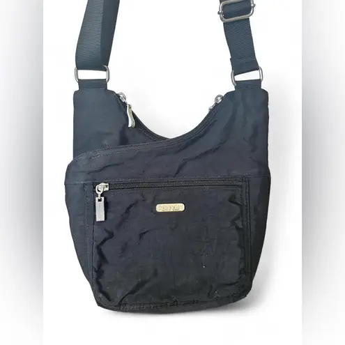 Baggallini Pocket Crossbody Bag – Black Nylon