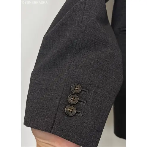 J Crew Gray Blazer Italian Stretch Wool