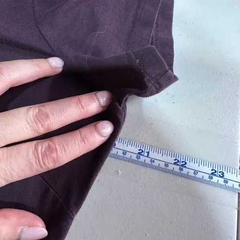 Eshakti Woven Check Mixed Media Midi Dress Faux Wrap Plaid Purple & Blue Size L