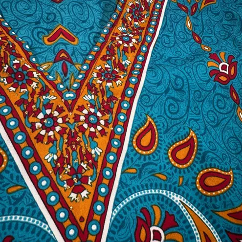 Sante Classics Kaftan Women's One Size Blue Bedazzled V