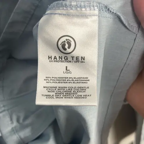 Hang Ten Women's Water-Resistant UPF 50+ Lightweight Stretch Hybrid Jacket Large