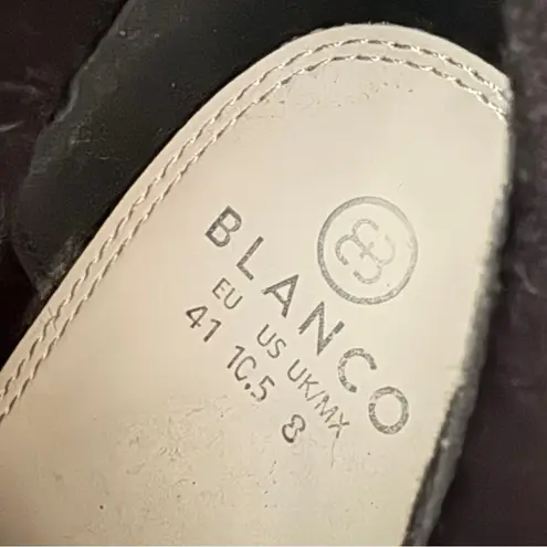 Blanco Black Velvet Ankle Booties Size 10.5