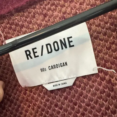 RE/DONE 90s Cardigan sweater Mulberry Large