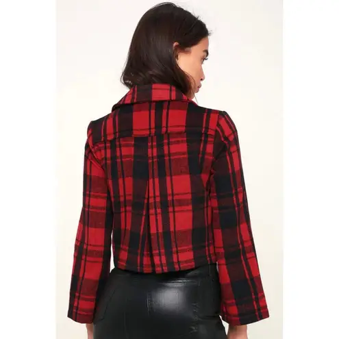 Jack by BB Dakota NWT  Out of the Woods Red Plaid‎ Jacket