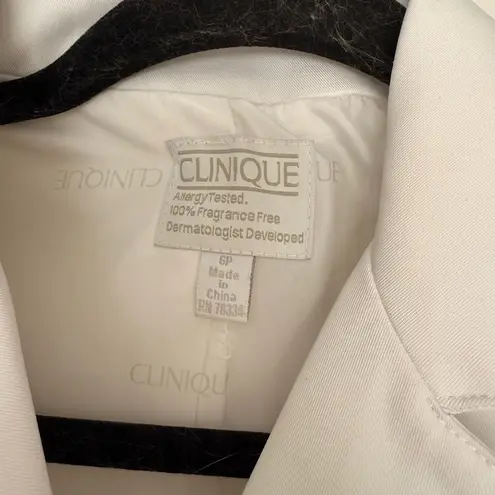 Clinique Women’s 6P Consultant White Jacket Blazer New