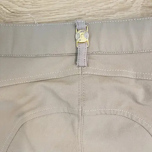 B Vertigo Women's Knee Patch Nicola Breeches in Taupe Size L Riding Pants Tan Size L