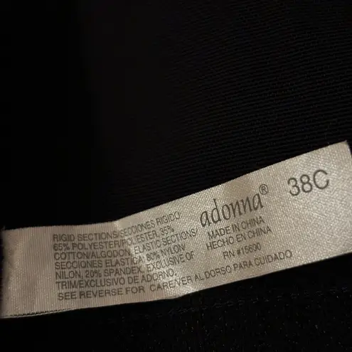 Adonna Longline Corset Bra 38C Pin Up Coquette Madonna