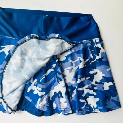 Faye+Florie Women's Holly Tennis Skirt Purple Camo Size Large Tennis Gym Walking