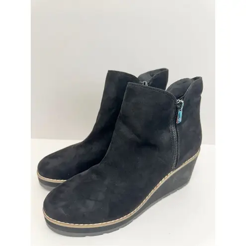 Easy Spirit Easy Spirit Boots Size 9.5 Black Suede Jayda Wedges Ankle Booties