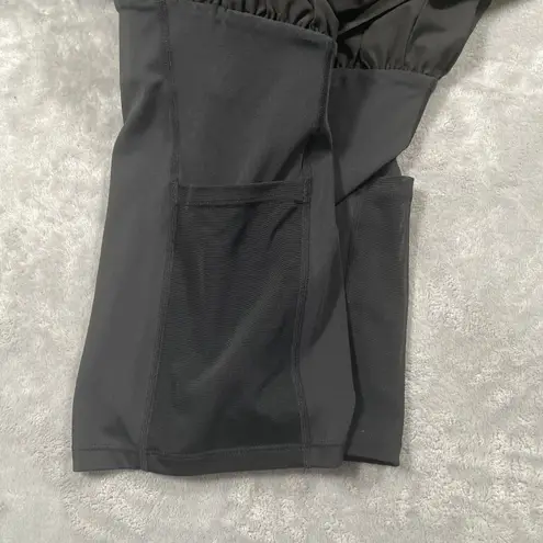 PE Nation Volley Skort Womens XS Black Pleated Tennis Pickleball Activewear