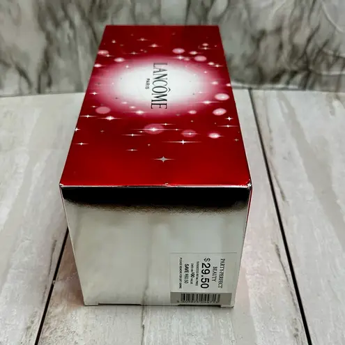 Lancome Black Clutch Patent Finish Magnetic Bejeweled Closure Holiday Party