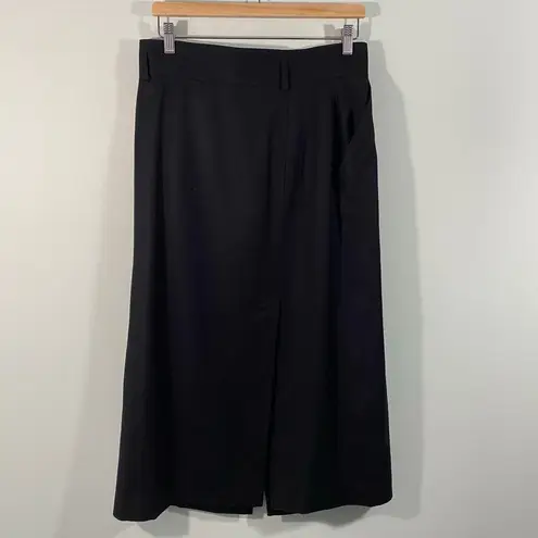 Vtg Escada By Margaretha Ley Black Slit Front A