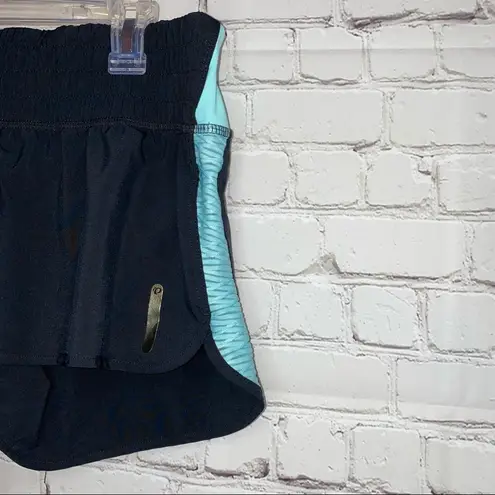 Pearl Izumi  Black & Turquoise Athletic Shorts