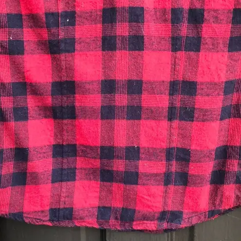 TNA Plaid Flannel Shirt Size XXS