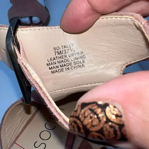 Sole Society Tally Sandals Mod Mauve