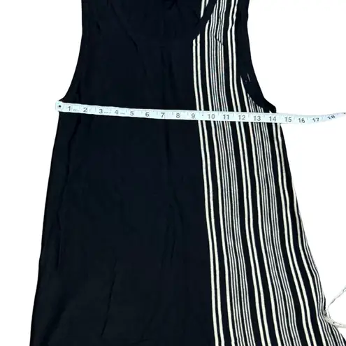 Donna Karan DKNY Asymmetrical Sheath Dress | Black White‎ | Size M