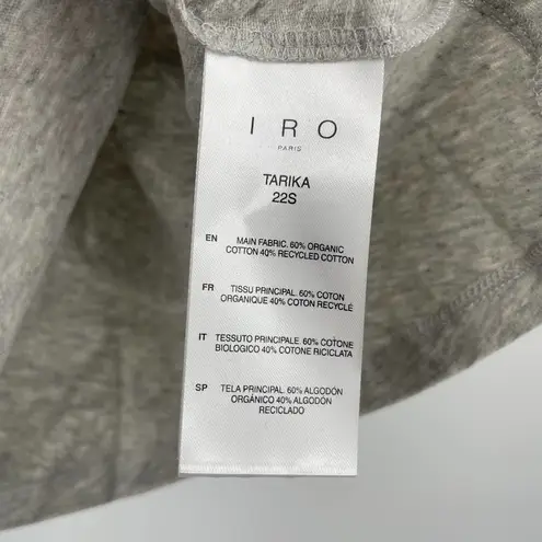 IRO NWT Tarika Sleeveless Crewneck Top Padded Shoulder Size XS Organic Cotton