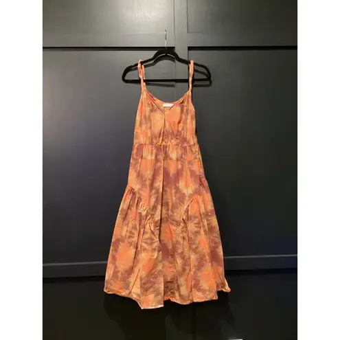 Ulla Johnson  valentina tie dye strappy midi dress size 8
