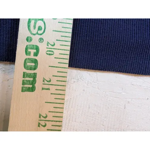 Fabletics Navy Blue Cropped Fleece Pullover Sweatshirt – Women's M Size M