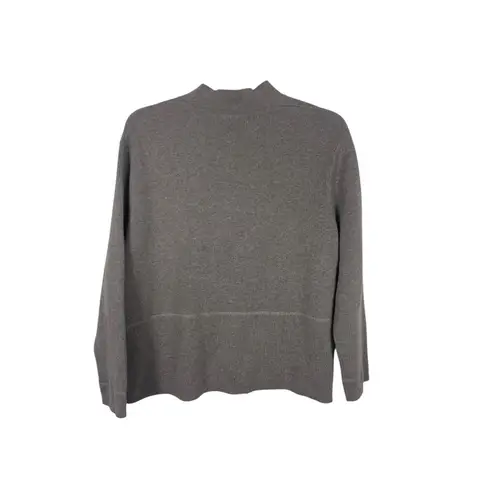 Poetry Cardigan Women’s 14 L Tan Gray Button Front Pocket Sweater Neutral Earthy