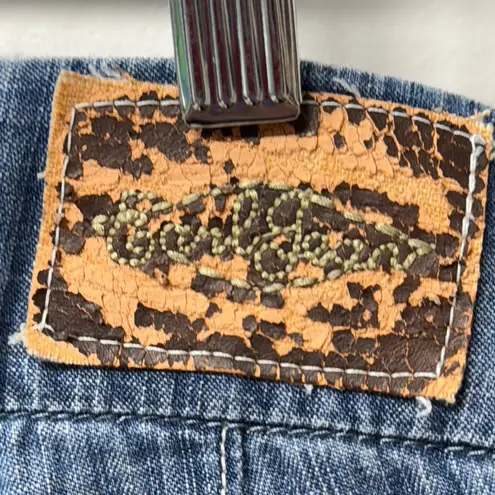 Earl Jeans Blue Flare Wide Leg Jeans Pockets Dressy Jeans size 32 workwear