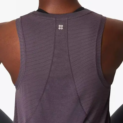 Sweaty Betty NWT  pacesetter running vest fig purple tank top sz XL