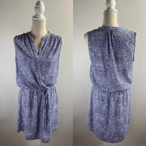 Hilary Radley Blue White Shirt Dress Size 8