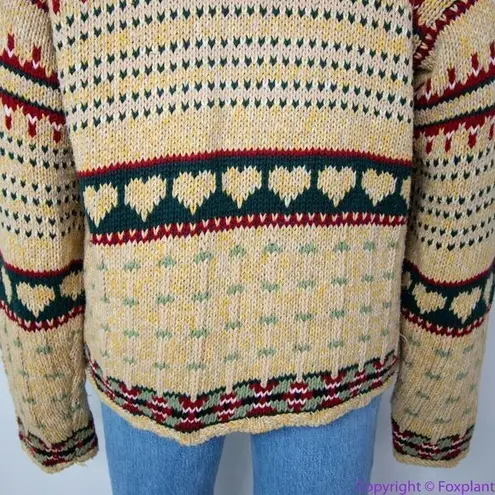 Vintage BonWorth Christmas sweater, 3D, Santa Clause, cardinal, M Red Size M