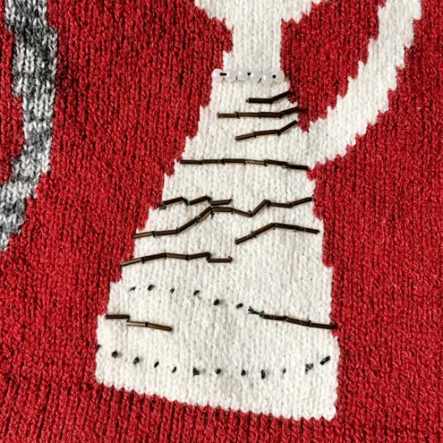 Allison Daley Cat Sweater Vest Red 2X